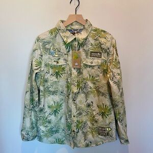 LEVITATE Foundation Woman’s Woodstock Jacket Shirt 100% Organic Cotton M NWT